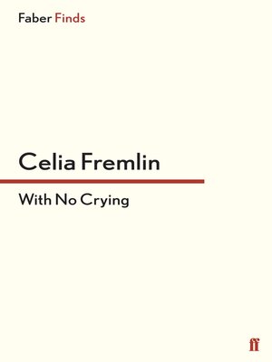 cover image of With No Crying